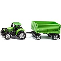 Siku トラクター＋トレーラーセット Amazon.co.jp: ジク (SIKU) DEUTZ-FAHR トラクター 4輪